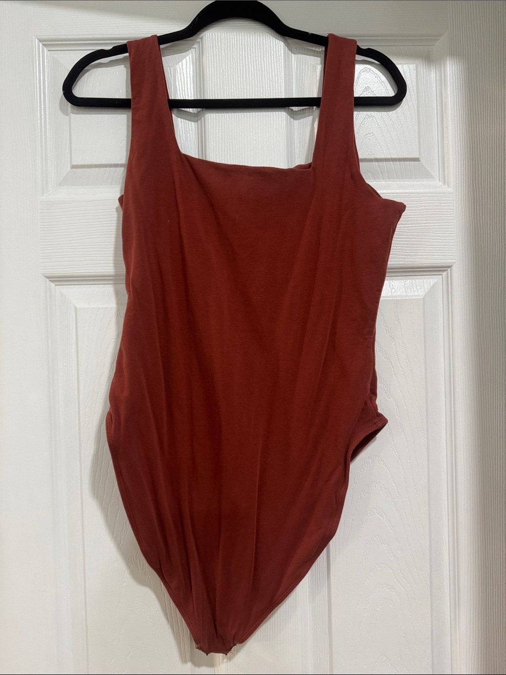 Old Navy Rust Red Sleeveless Bodysuit - Picture 5 of 5